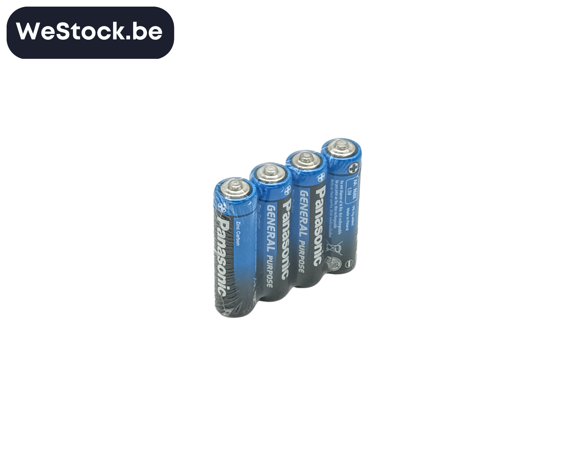 Batterijen | AA | Zink-Koolstof | 4 Batterijen