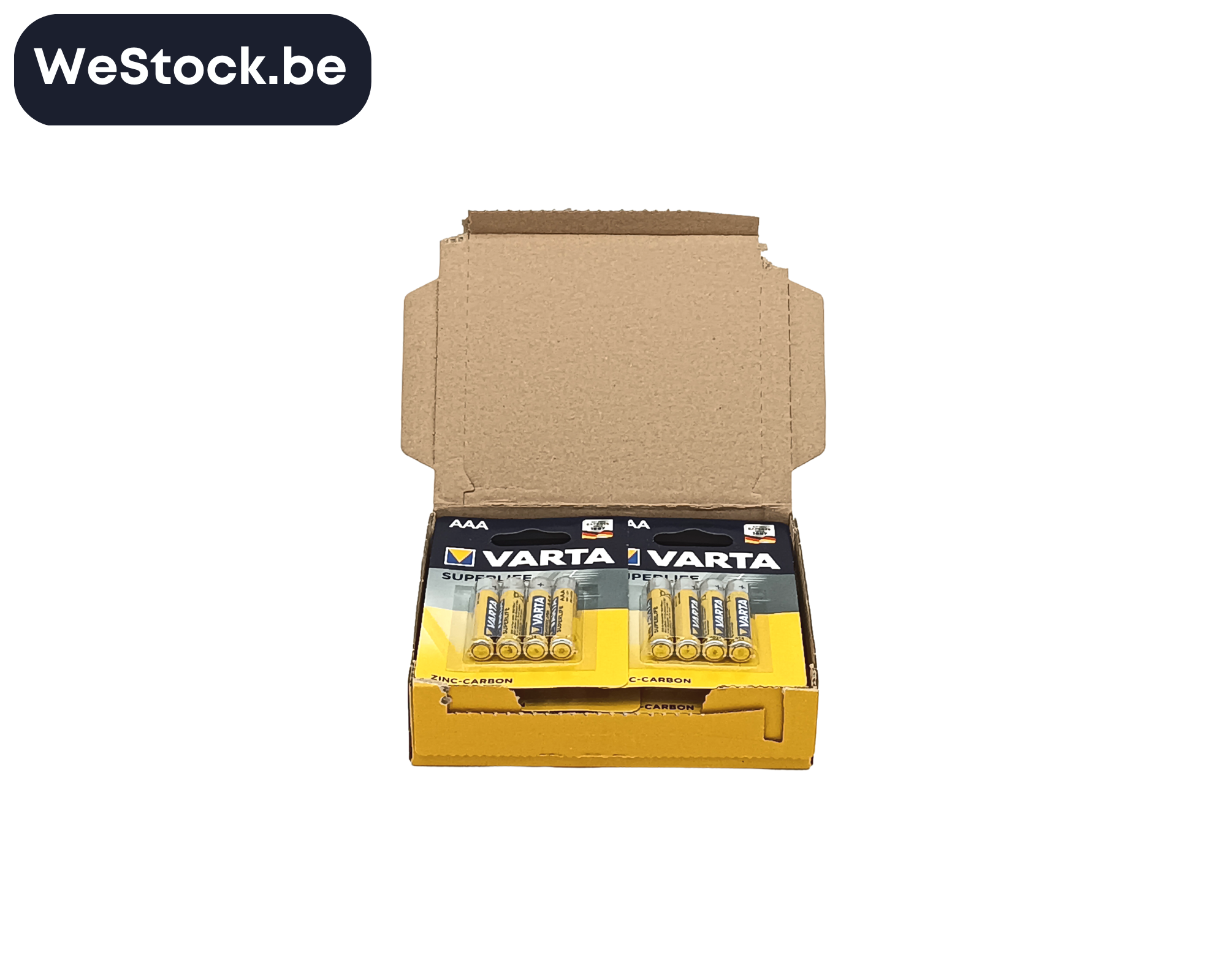 Batterijen | AAA | Zink-Koolstof | 4 Batterijen