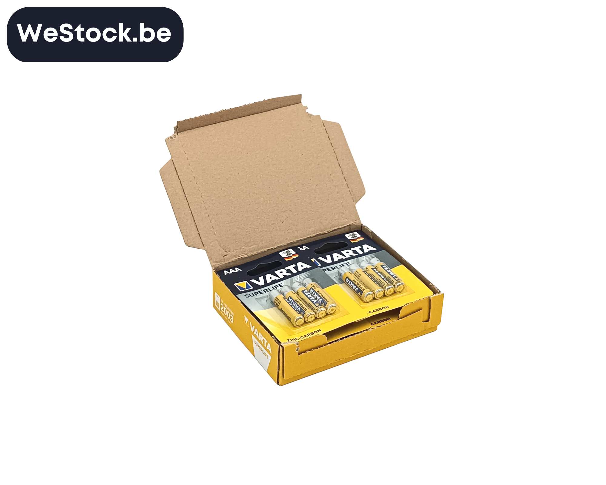 Batterijen | AAA | Zink-Koolstof | 4 Batterijen