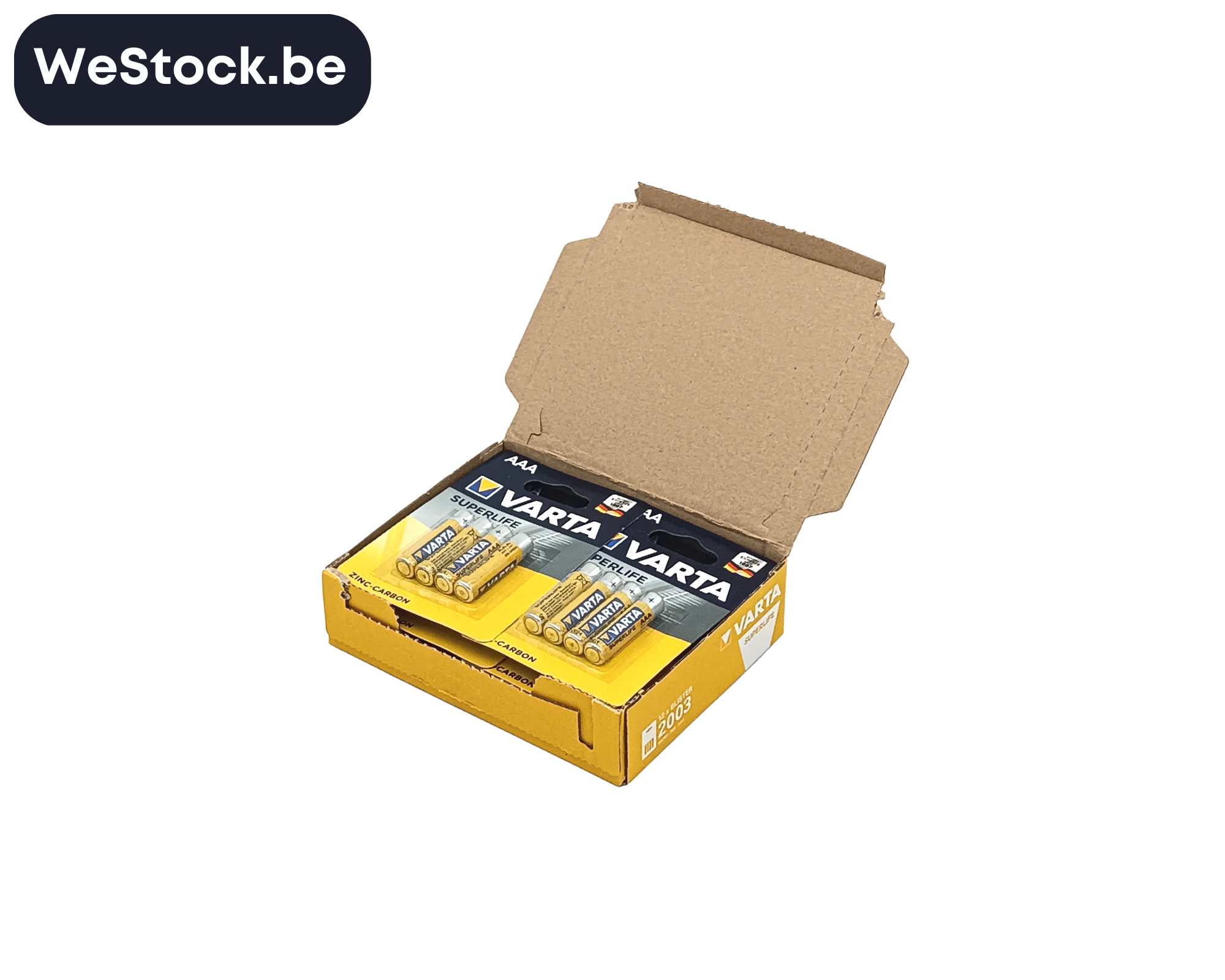 Batterijen | AAA | Zink-Koolstof | 4 Batterijen