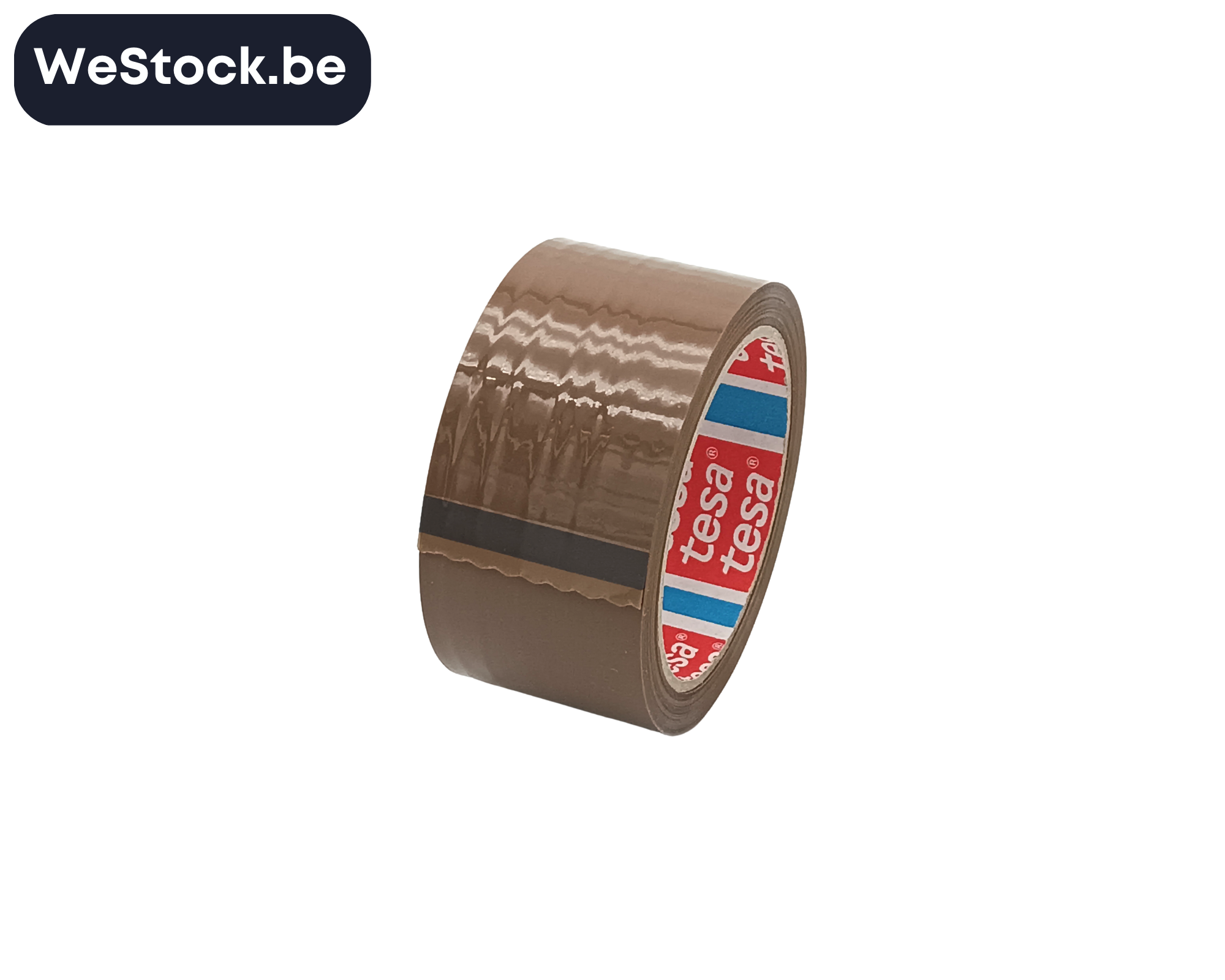 Bruine plakband 66 m | 66m X 50mm