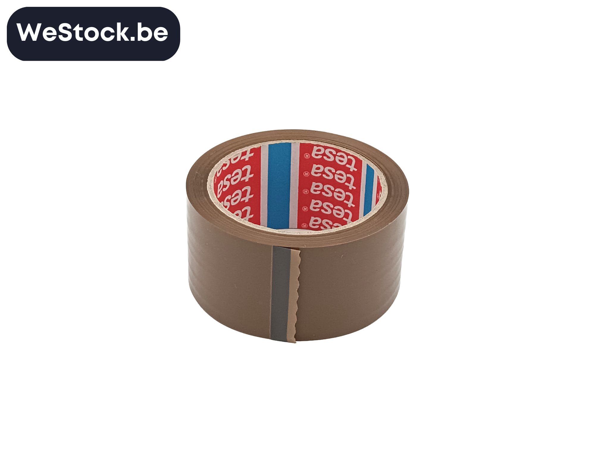 Bruine plakband 66 m | 66m X 50mm