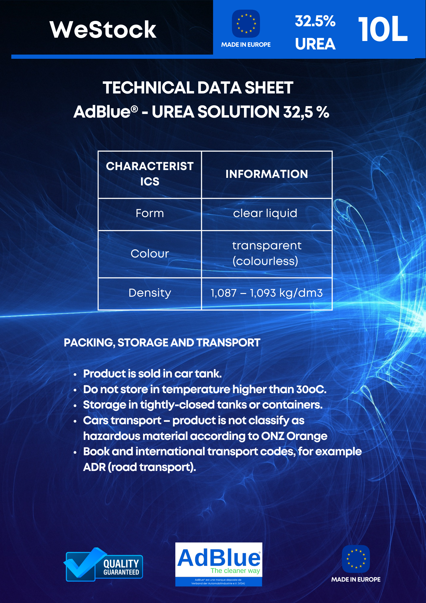 AdBlue | En vrac (1000L)