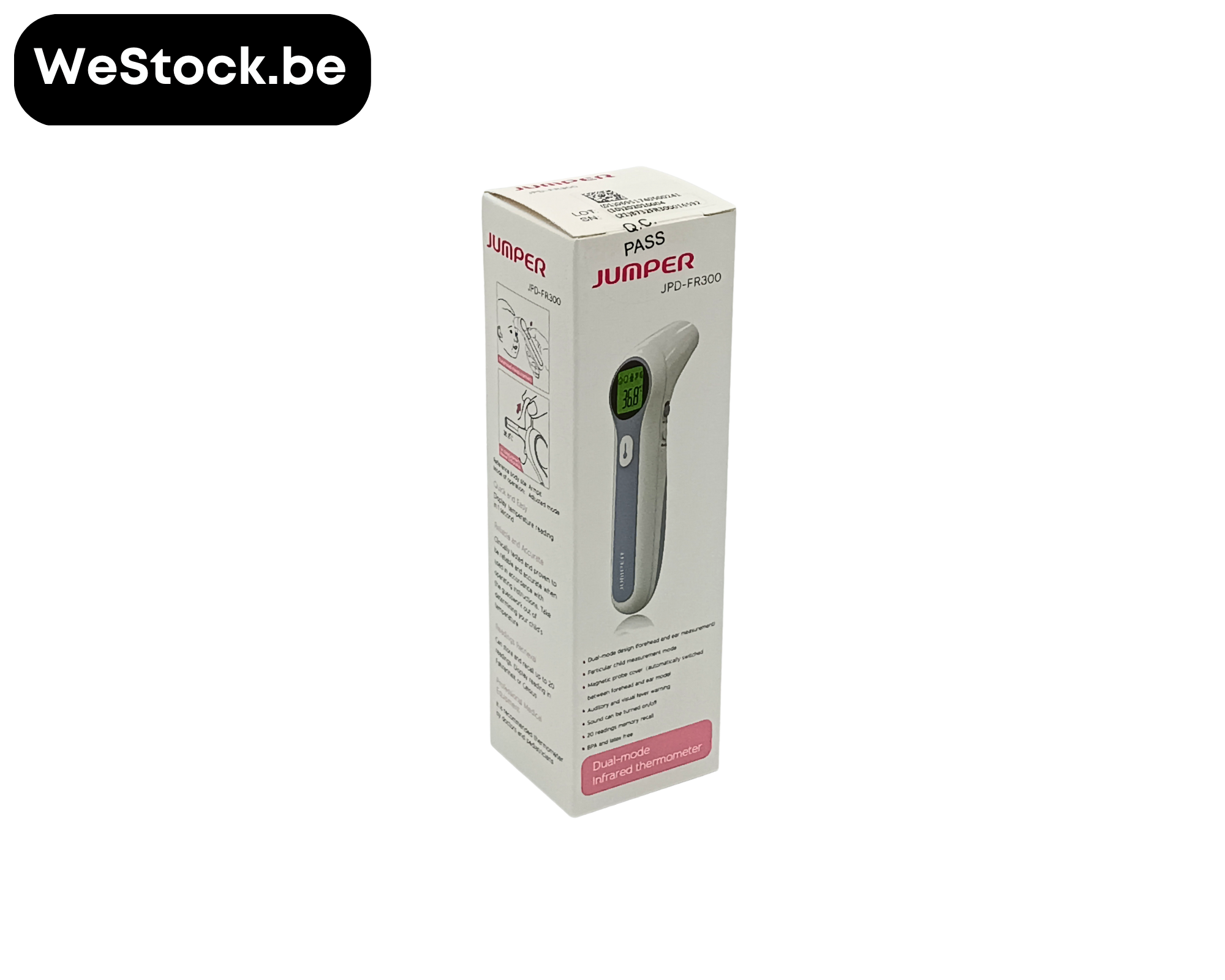 JPD-FR300 Infrared Thermometer | Forehead / Ear
