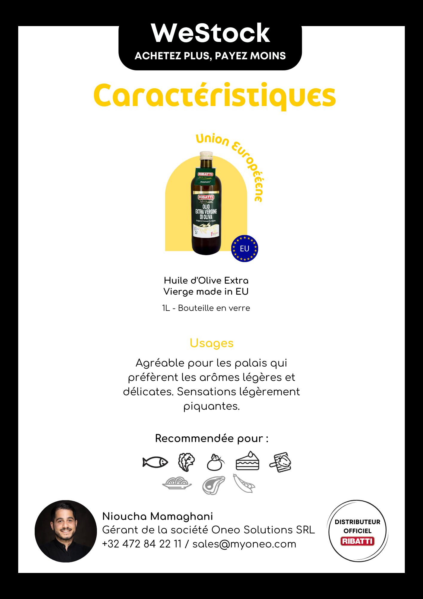 Olijfolie 100% Extra vierge – 5 liter – Europese Unie