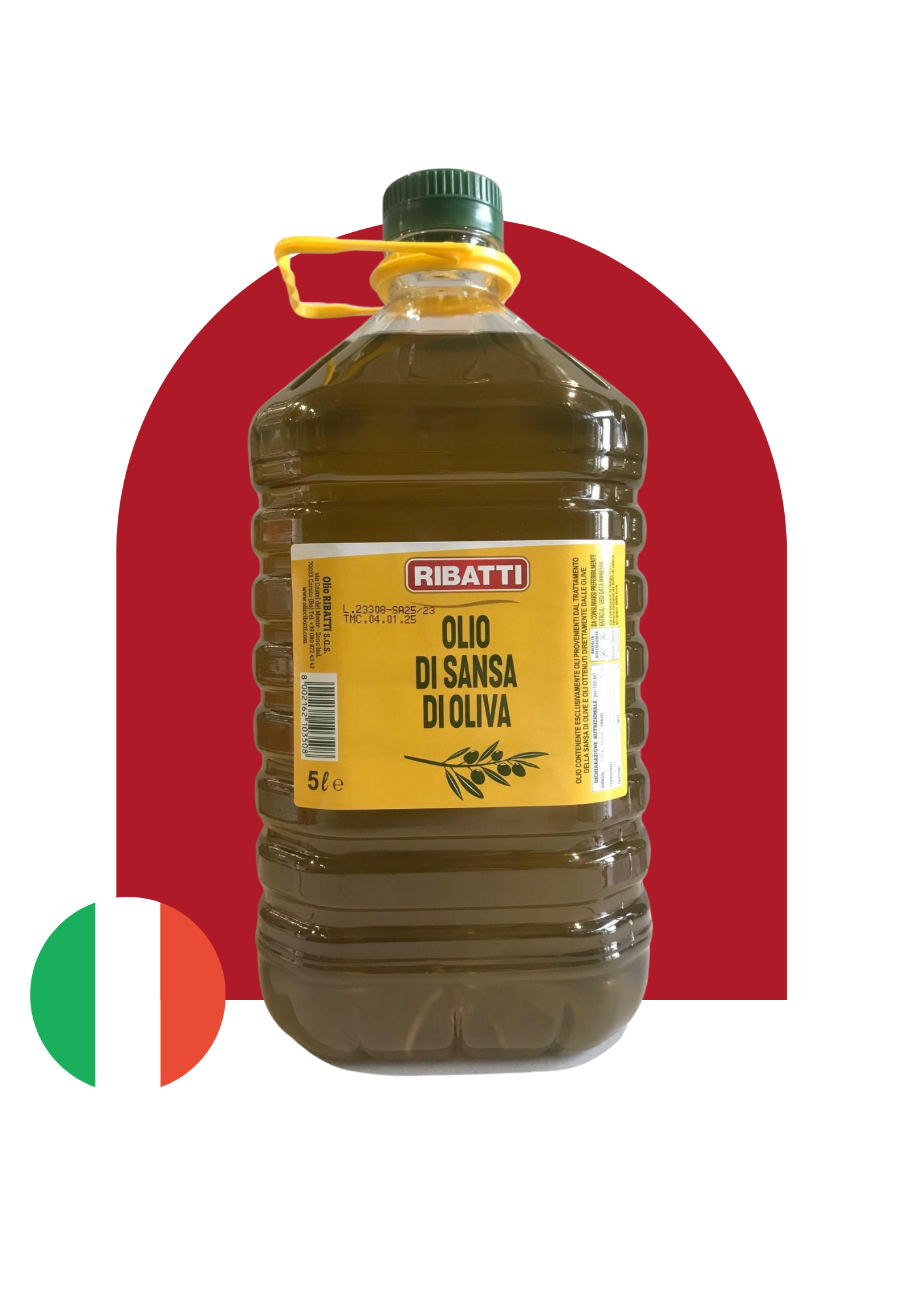 Olijfolie van olijfpitten – 5 liter