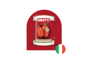 Tomates pelées entières dans leur jus – Origine : Italie – 2,5 kg (conserve)