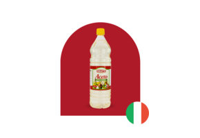 White wine vinegar (Aceto di Vino Bianco) – Origin : Italy – 1 L