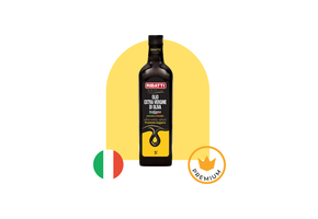 Huile d'olive 100% Extra vierge - 1 litre - D'origine italienne (Pouilles) - Légèrement fruitée