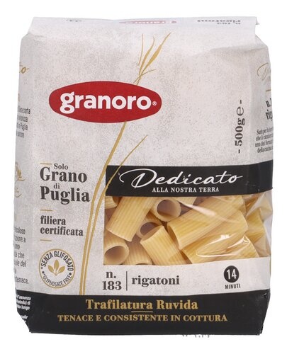 Rigatoni Dedicato 500 g – Premium Al Bronzo pasta uit Puglia