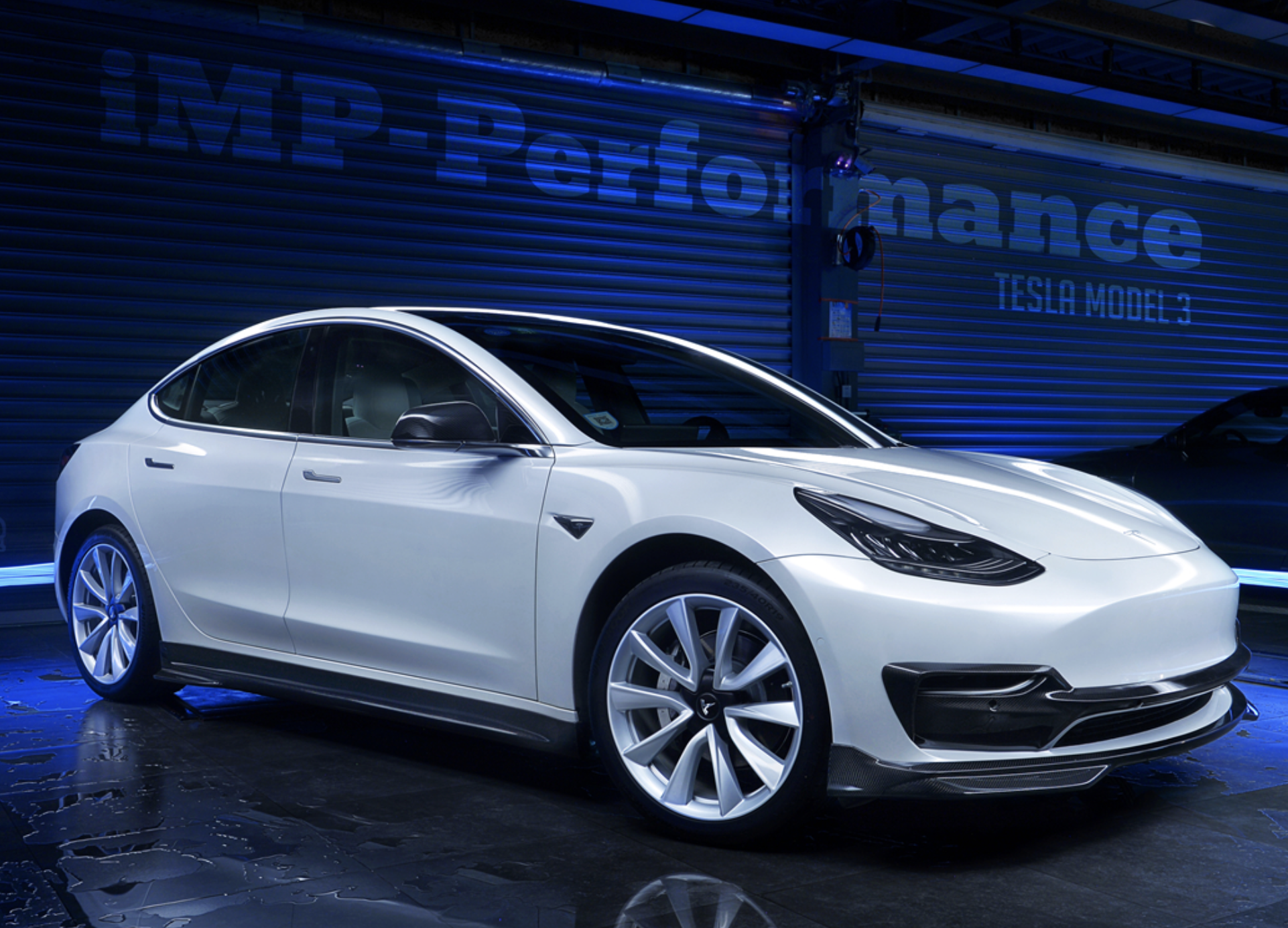 Tesla model 3 White