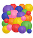 Lampionbox® Modulaire Lampionnen 24 Stuks Geel - Blauw - Oranje - Groen - Rood - Paars - Roze