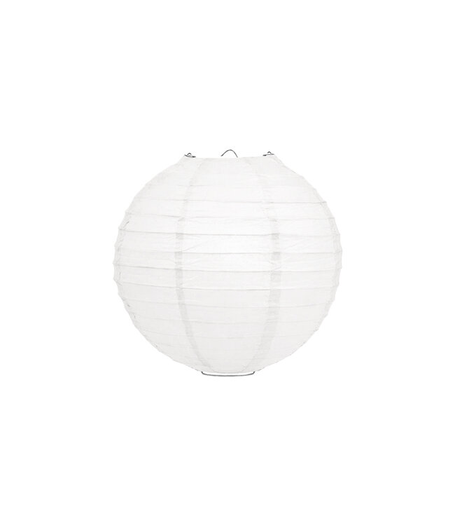 Witte Papieren Lampion 30cm