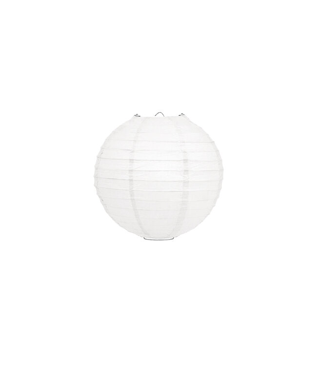 Witte Papieren Lampion 20cm