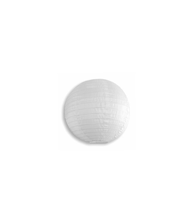 Witte Nylon Lampion 20cm