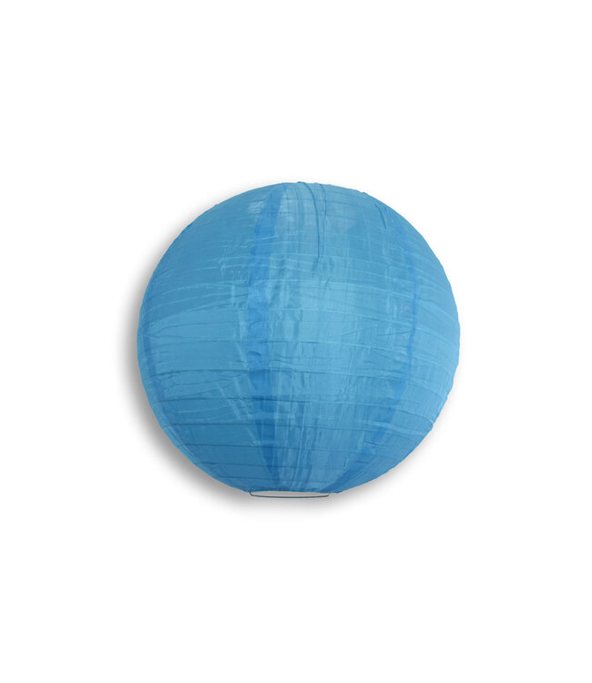 Nylon Lampion Lichtblauw 40cm
