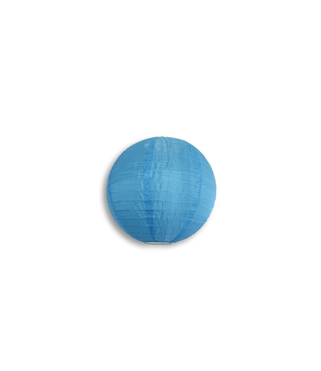 Nylon Lampion Lichtblauw 25cm