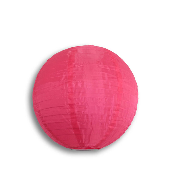 Nylon Lampion Fuchsia Roze 50cm