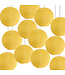 Bulk Pack Gele Nylon Lampionnen 25cm (12 Stuks)