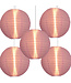 Bulk Pack Lila Nylon Lampionnen 25cm (5 Stuks)