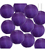 Bulk Pack Paarse Nylon Lampionnen 30cm (12 Stuks)