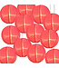 Bulk Pack Hot Pink Nylon Lampionnen 25cm (12 Stuks)