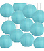 Bulk Pack Baby Blauwe Nylon Lampionnen 30cm (12 Stuks)