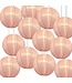 Bulk Pack Lichtroze Nylon Lampionnen 30cm (12 Stuks)