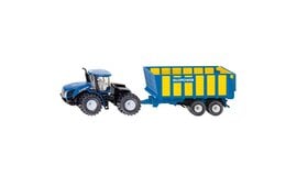 Siku Traktor New Holland T9.560 mit Silagewagen 1:50