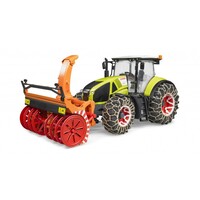 Bruder Traktor Claas Axion 950 + Winterzubehör 1:16