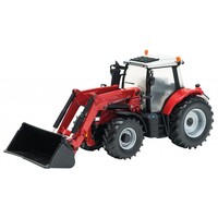 Britains Traktor Massey Ferguson 6616 mit Frontlader 1:32