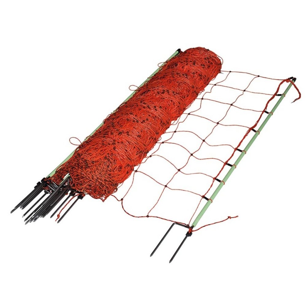 Euronetz Kaninchenzaun 50 M X 65 Cm – Elektrischer Weidezaun Mit Einzelspitze (grün)