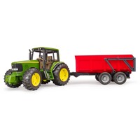 Bruder Traktor John Deere 6920 + Wannenkippanhänger 1:16