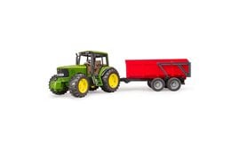 Bruder Traktor John Deere 6920 + Wannenkippanhänger 1:16