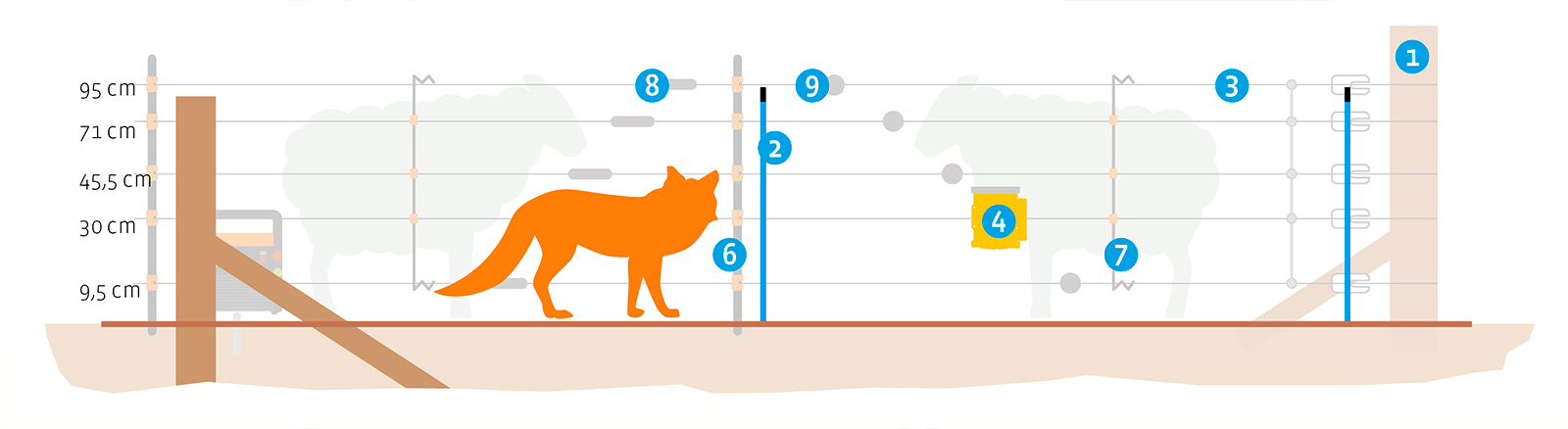 Die Fuchszaunlösungen von Gallagher - AgrarGIGANT