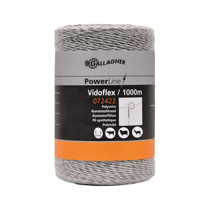 1000 m Gallagher Litze Vidoflex 6 (weiß)