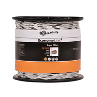 200 m Gallagher Weidezaunseil EconomyLine Cord (weiß)