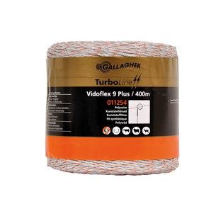 400 m Gallagher Litze Vidoflex 9 TurboLine Plus (weiß)