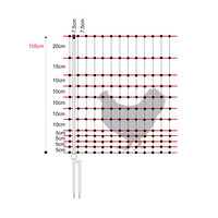 Hühnerzaun/Geflügelnetz 105 cm/50 m (Doppelspitze)