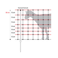 Horinetz 90 cm/50 m (Einzelspitze)