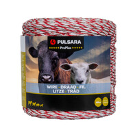 400 m Pulsara Weidezaunlitze Pro Plus (weiß)