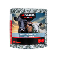 400 m Pulsara Weidezaunlitze Pro (weiß)