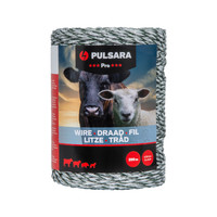 200 m Pulsara Weidezaunlitze Pro (weiß)