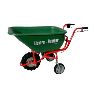 PowerPac Elektro-Dumper ED120 Akkuschubkarre mit 180 l Mulde