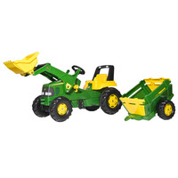 rollyJunior John Deere + Lader + Trailer