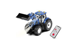 Esun RC-Traktor Ferngesteuerter Traktor mit Anhänger, Traktor Spielzeug ab3  4 5 6Jahre (Set, Komplettset), Traktor Ferngesteuert Ackerschlepper mit