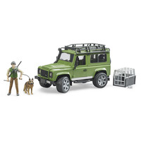 Bruder Land Rover Defender Station Wagon mit Förster und Hund 1:16