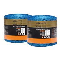 2x 400 m Gallagher Duopack Weidezaunlitze TurboLine (blau)