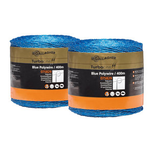 2x 400 m Gallagher Litze TurboLine (blau)