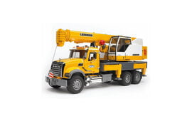 Bruder MACK Granite Liebherr Kran LKW 1:16